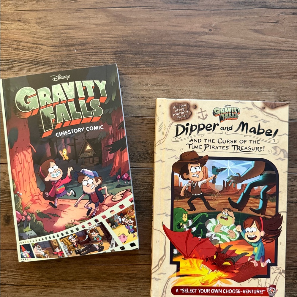 Disney Gravity Falls Comic and Adventure Book Set